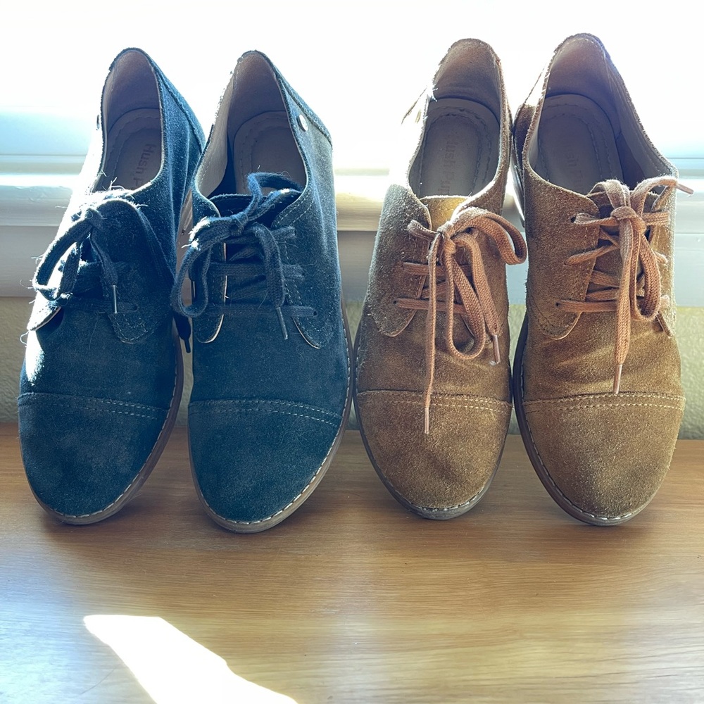 Hush Puppies Suede loafers size 6w